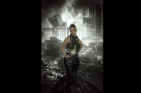 Kim Duyên ‘đốt mắt’ người xem trong trang phục làm từ vật liệu tái chế