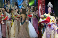 Khoảnh khắc 3 mỹ nhân Việt đăng quang trên đấu trường nhan sắc quốc tế