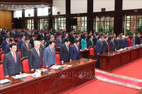 Hình ảnh khai mạc Hội nghị Ban Chấp hành Trung ương Đảng 