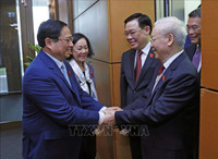 Hình ảnh Tổng Bí thư Nguyễn Phú Trọng dự khai mạc kỳ họp Quốc hội bất thường lần thứ năm