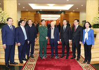 Hình ảnh Tổng Bí thư chủ trì phiên họp đầu tiên Tiểu ban Văn kiện Đại hội XIV của Đảng