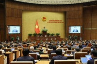 Hình ảnh Tổng Bí thư Nguyễn Phú Trọng dự khai mạc kỳ họp Quốc hội bất thường lần thứ năm