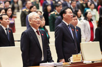 Hình ảnh Tổng Bí thư Nguyễn Phú Trọng dự khai mạc kỳ họp Quốc hội bất thường lần thứ năm