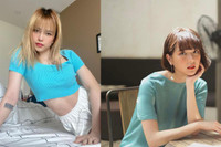 [ẢNH] Màn đọ dáng ‘bỏng mắt’ của Hải Tú và Thiều Bảo Trâm - người tình tin đồn của Sơn Tùng M-TP 