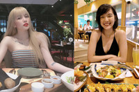 [ẢNH] Màn đọ dáng ‘bỏng mắt’ của Hải Tú và Thiều Bảo Trâm - người tình tin đồn của Sơn Tùng M-TP 