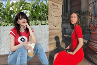 [ẢNH] Màn đọ dáng ‘bỏng mắt’ của Hải Tú và Thiều Bảo Trâm - người tình tin đồn của Sơn Tùng M-TP 