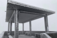 [ẢNH] Ngắm khung cảnh lần đầu tiên băng tuyết phủ trắng đỉnh Mẫu Sơn trong năm 2021