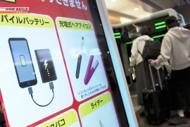 Nhật Bản tính cấm sử dụng pin sạc dự phòng trên máy bay