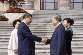 Lễ đón trọng thể Tổng Bí thư, Chủ tịch nước Tô Lâm thăm cấp Nhà nước đến Trung Quốc