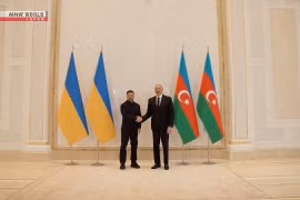 Tổng thống Ukraine thăm Azerbaijan, thúc đẩy hợp tác quốc phòng