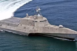 Tàu Hải quân Mỹ chuẩn bị cập cảng Căn cứ Hải quân Ream của Campuchia