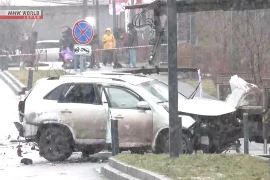 Ô tô lại phát nổ gần nơi Trung tướng quân đội Nga bị ám sát