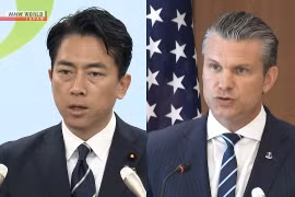 Bộ trưởng Quốc phòng Nhật Bản và Bộ trưởng Chiến tranh Mỹ điện đàm