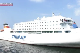 Tạm dừng dịch vụ phà chở khách giữa Nhật Bản và Trung Quốc