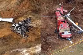 Thông tin mới vụ 2 trực thăng va chạm giữa không trung ở Mỹ 