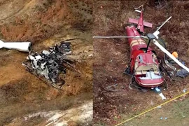 Thông tin mới vụ 2 trực thăng va chạm giữa không trung ở Mỹ 