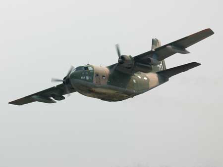 Giải pháp thay lốp C-123 (trong ảnh) cho C-130 làm giảm tải trọng của C-130 tuy nhiên vẫn đảm bảo yêu cầu nhiệm vụ chiến đấu.