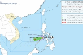 Áp thấp nhiệt đới ngoài khơi Philippines đang thẳng tiến vào Biển Đông