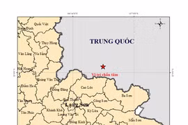 Lạng Sơn rung lắc do ảnh hưởng từ động đất gần biên giới Trung Quốc