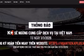 K+ phải giải trình về việc dừng dịch vụ từ đầu năm 2026