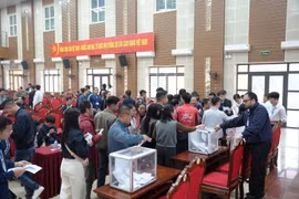 Nhiều xã ngoại thành tấp nập đấu giá đất cuối năm