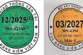 Bỏ ngày hết hạn trên tem đăng kiểm: Lái xe lo quên ngày hết hạn