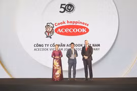 Acecook Việt Nam được vinh danh TOP 50 doanh nghiệp phát triển bền vững tiêu biểu