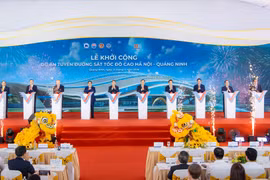 Khởi công dự án đường sắt tốc độ cao Hà Nội- Quảng Ninh, rút ngắn thời gian di chuyển còn 23 phút