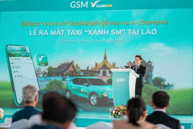 Ông Nguyễn Văn Thanh – Tổng Giám đốc công ty GSM toàn cầu phát biểu tại sự kiện