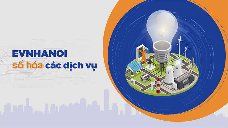 EVNHANOI số hóa các dịch vụ điện