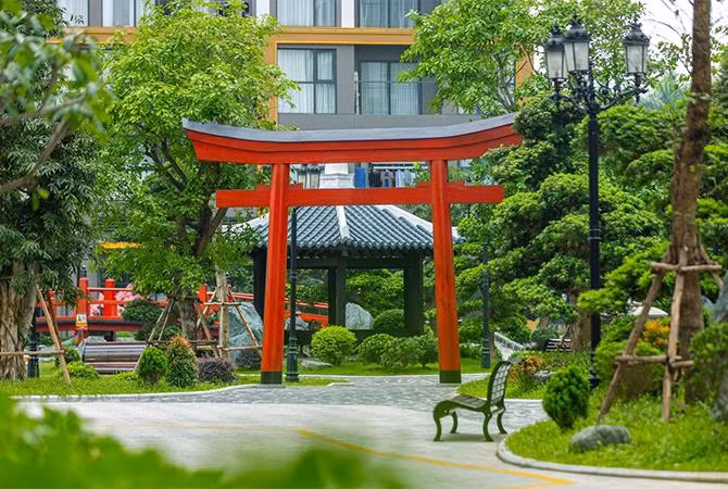 Vườn Nhật nội khu mang bình yên, may mắn, thịnh vượng cho cư dân R1.01