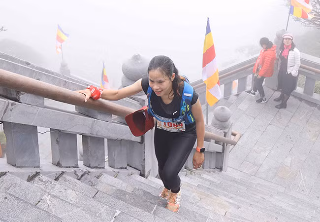 Chị Hậu trong những bước cuối cùng về đích