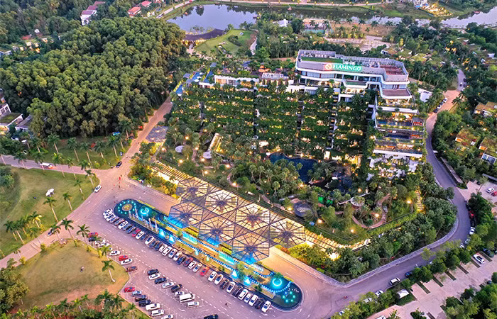 Góc nhìn hoàn mỹ Flamingo Đại Lải Resort từ trên cao - Ảnh: Hoàng Công Khánh