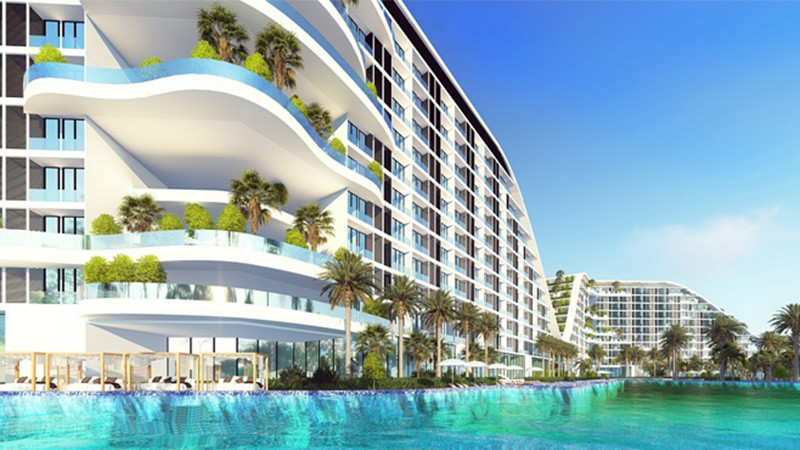 Bể bơi dài nhất Việt Nam tại FLC Grand Hotel Quy Nhon (Ảnh phối cảnh) Bể bơi dài nhất Việt Nam tại FLC Grand Hotel Quy Nhon (Ảnh phối cảnh)