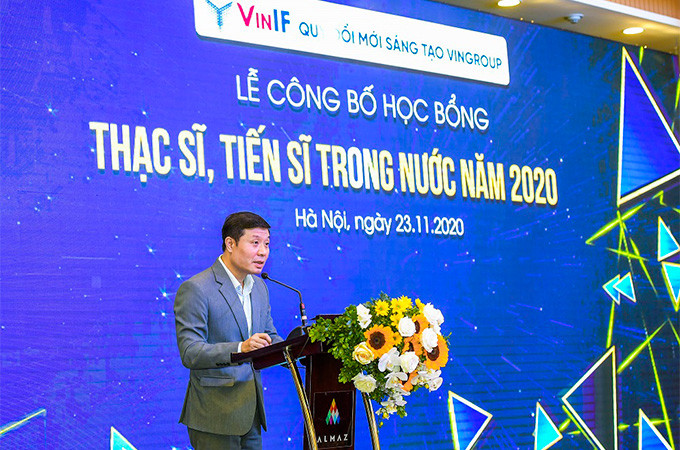 GS. Vũ Hà Văn (Giám đốc khoa học Quỹ Đổi mới sáng tạo Vingroup) khẳng định: VinIF luôn nỗ lực hết sức để đồng hành cùng đội ngũ các nhà nghiên cứu trẻ, các cán bộ nghiên cứu khoa học