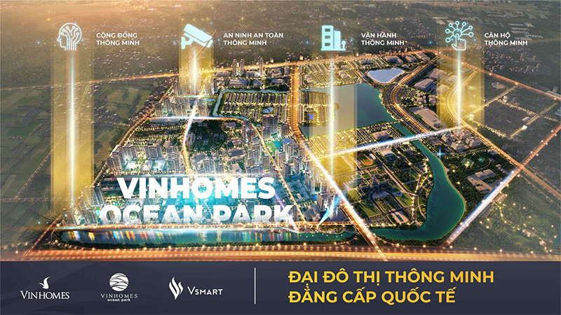 Vinhomes Ocean Park được thụ hưởng 4 trụ cột thông minh của mô hình đại đô thị thông minh, bao gồm: an ninh an toàn thông minh, vận hành thông minh, cộng đồng thông minh và căn hộ thông minh.