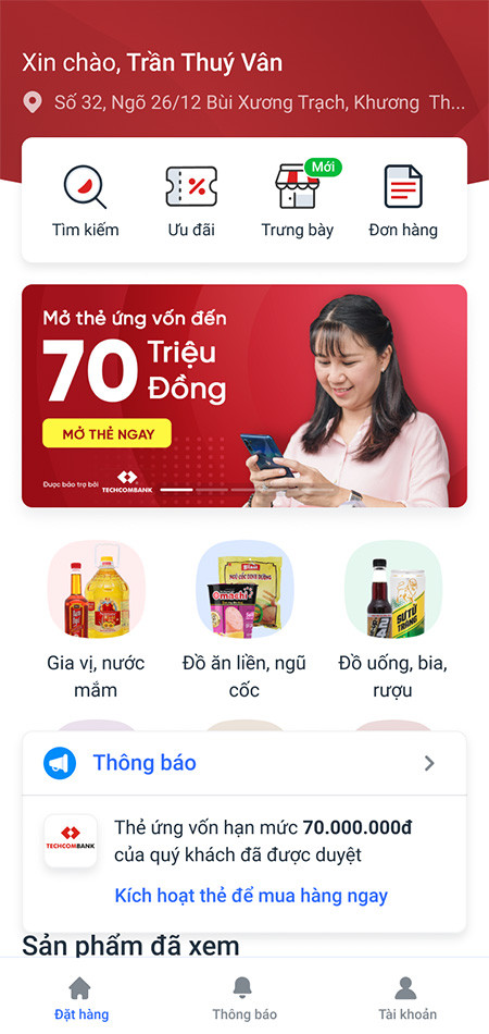 Chương trình ứng vốn đã xuất hiện trên app VinShop. Chương trình ứng vốn đã xuất hiện trên app VinShop.