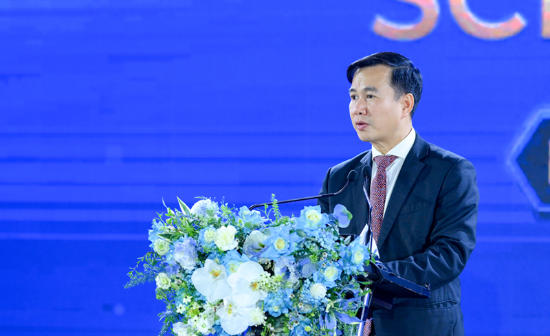 Thứ trưởng Bộ Khoa học và Công nghệ Bùi Thế Duy phát biểu tại tọa đàm. Thứ trưởng Bộ Khoa học và Công nghệ Bùi Thế Duy phát biểu tại tọa đàm.