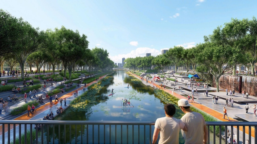 Charmora City áp dụng mô hình Sponge City, kiến tạo một đô thị sinh thái bền vững.