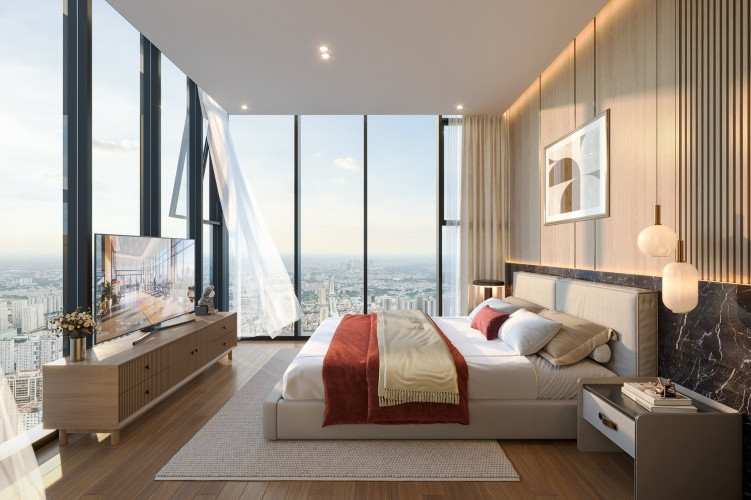 Dòng sản phẩm phiên bản giới hạn sở hữu vị trí góc và diện tích lớn giữa trung tâm Thủ đô. Ảnh: Sun Property.