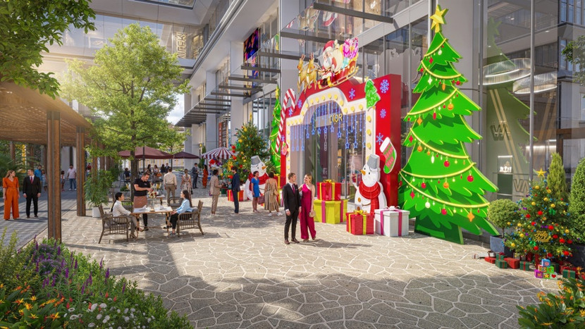 Chỉ với “vài bước chân”, cư dân hưởng trọn vẹn hệ tiện ích nội khu đẳng cấp. Ảnh: Sun Property.