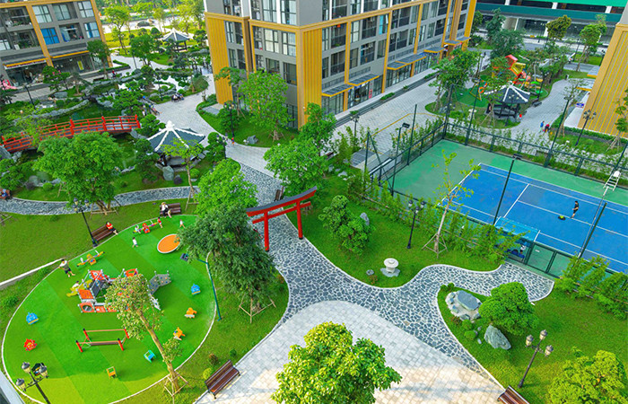 The Zenpark sở hữu khu vườn Nhật Bản rộng lên tới 6.200m2 với những cảnh quan đặc trưng của xứ Phù Tang