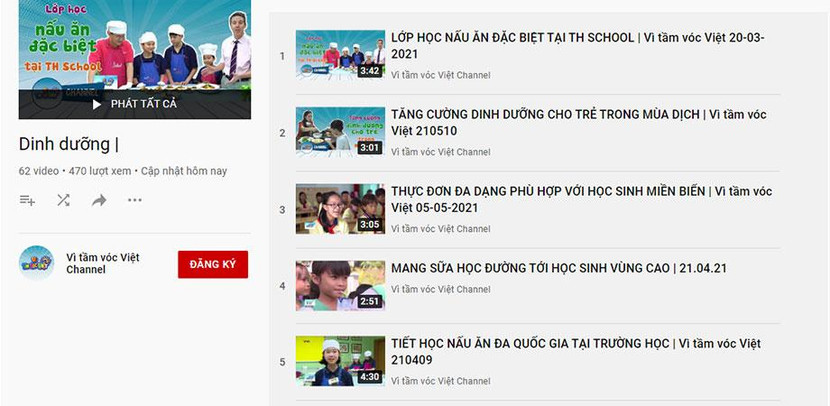 Chương trình Vì Tầm Vóc Việt góp sức lan tỏa thông tin để thay đổi nhận thức và thói quen thực hành dinh dưỡng