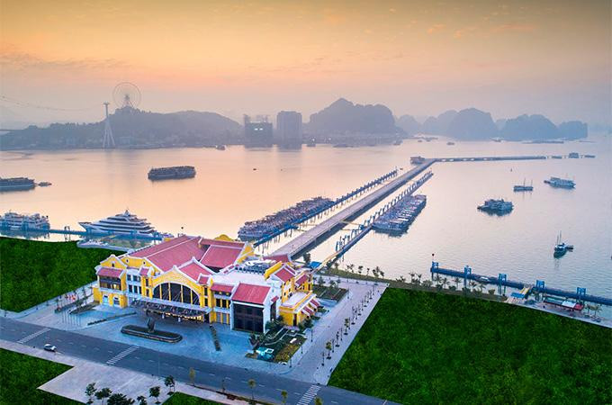 Vịnh du thuyền Sun Marina được phát triển ngay cạnh Cảng tàu khách quốc tế Hạ Long