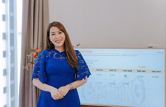 MC Diệp Chi chia sẻ bảng tiết kiệm Cha Ching hữu ích giúp cô con gái thực hiện được dự định cá nhân. Tham khảo bảng mẫu tại link.