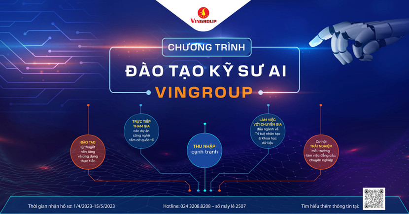 Thông tin về Chương trình đào tạo kỹ sư AI Vingroup
