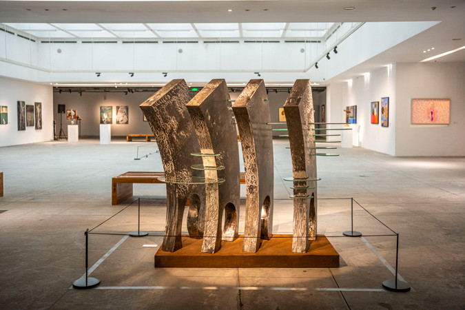 Tác phẩm New vitality - Sức sống mới của các Nghệ sĩ Dương Đức Duy, Nguyễn Đăng Nam, Nguyễn Thị Hải An