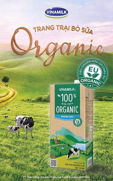 Sữa tươi Vinamilk Organic không đường(*) là lựa chọn an toàn và hợp lý giúp thai kỳ khỏe mạnh.