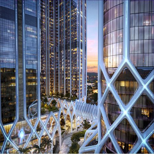 Diamond Crown Hai Phong hướng đến đáp ứng mọi nhu cầu thư giãn – trải nghiệm – kết nối tại trung tâm thành phố cảng (Ảnh: DOJILAND).