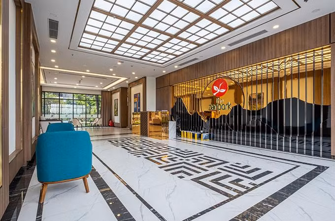 Sảnh căn hộ sang trọng, đẳng cấp của toà căn hộ R101 ( The Zenpark)